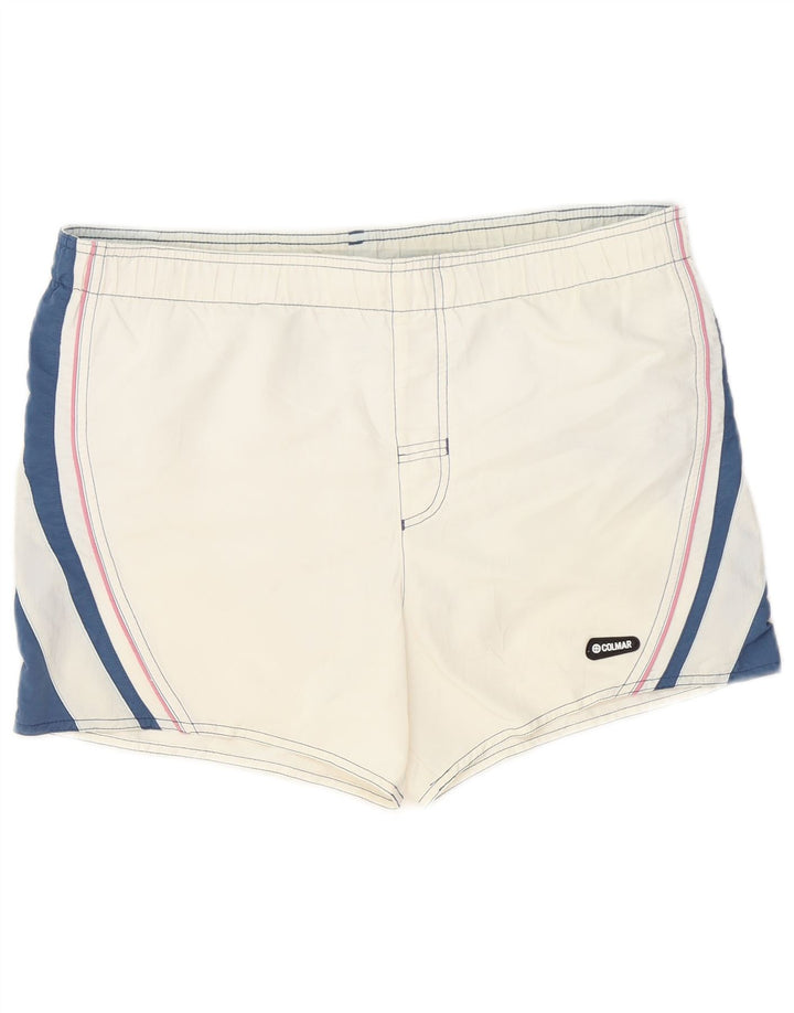 Colmar Mens Swimming Shorts EU 46 Small  White Colourblock