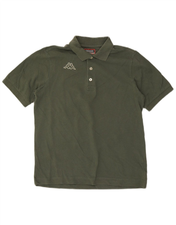 Kappa Mens Polo Shirt Small Green Cotton
