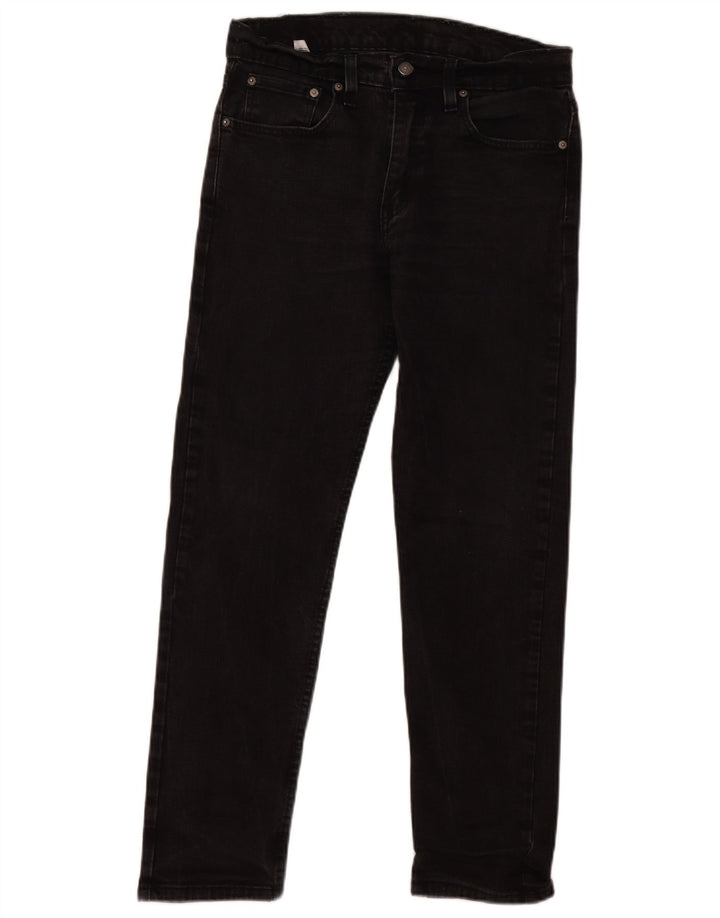 Levi's Mens 502 Straight Jeans W31 L29 Grey Cotton