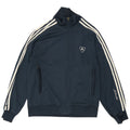 Adidas Mens Graphic Tracksuit Top Jacket Medium Navy Blue Polyester
