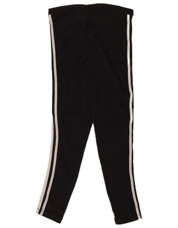 Adidas Womens Leggings UK10 Small Black Cotton