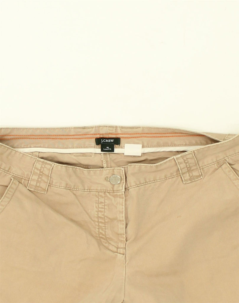 J. CREW Womens Low Waist Straight Chino Trousers US 10 Large W33 L30 Beige | Vintage J. Crew | Thrift | Second-Hand J. Crew | Used Clothing | Messina Hembry 