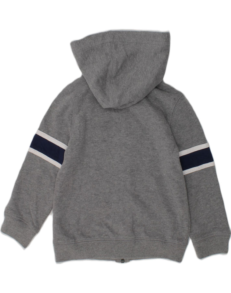 VINTAGE Boys Graphic Zip Hoodie Sweater 2-3 Years Grey Cotton | Vintage Vintage | Thrift | Second-Hand Vintage | Used Clothing | Messina Hembry 