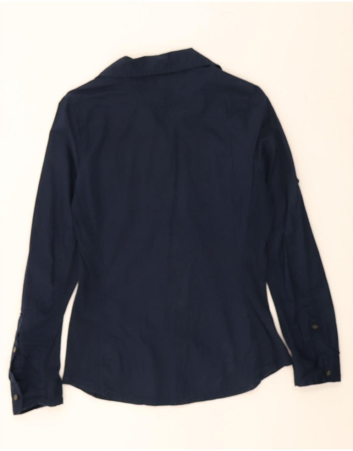 CONVERSE Womens Shirt UK 14 Medium Navy Blue Cotton Vintage Converse and Second-Hand Converse from Messina Hembry 