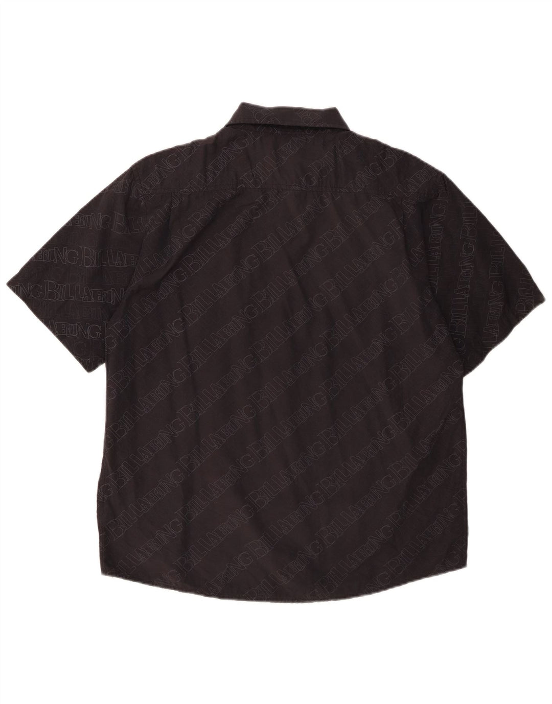 Billabong Mens Graphic Short Sleeve Shirt Medium Black Cotton