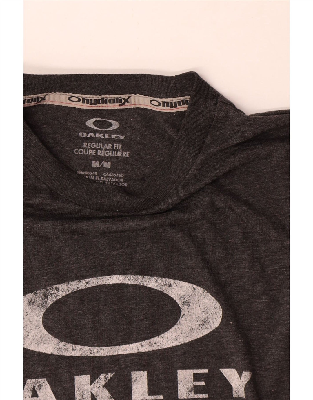 Oakley Mens Regular Fit Graphic T-Shirt Top Medium Grey