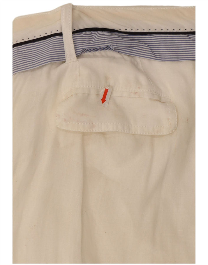 Dolce & Gabbana Womens Pegged Capri Trousers IT 42 Medium W30 L21 White