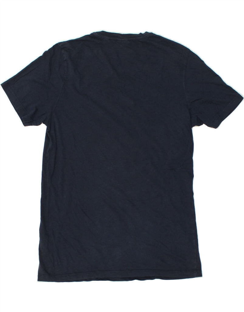 JACK & JONES Mens Graphic T-Shirt Top Large Navy Blue Cotton | Vintage Jack & Jones | Thrift | Second-Hand Jack & Jones | Used Clothing | Messina Hembry 