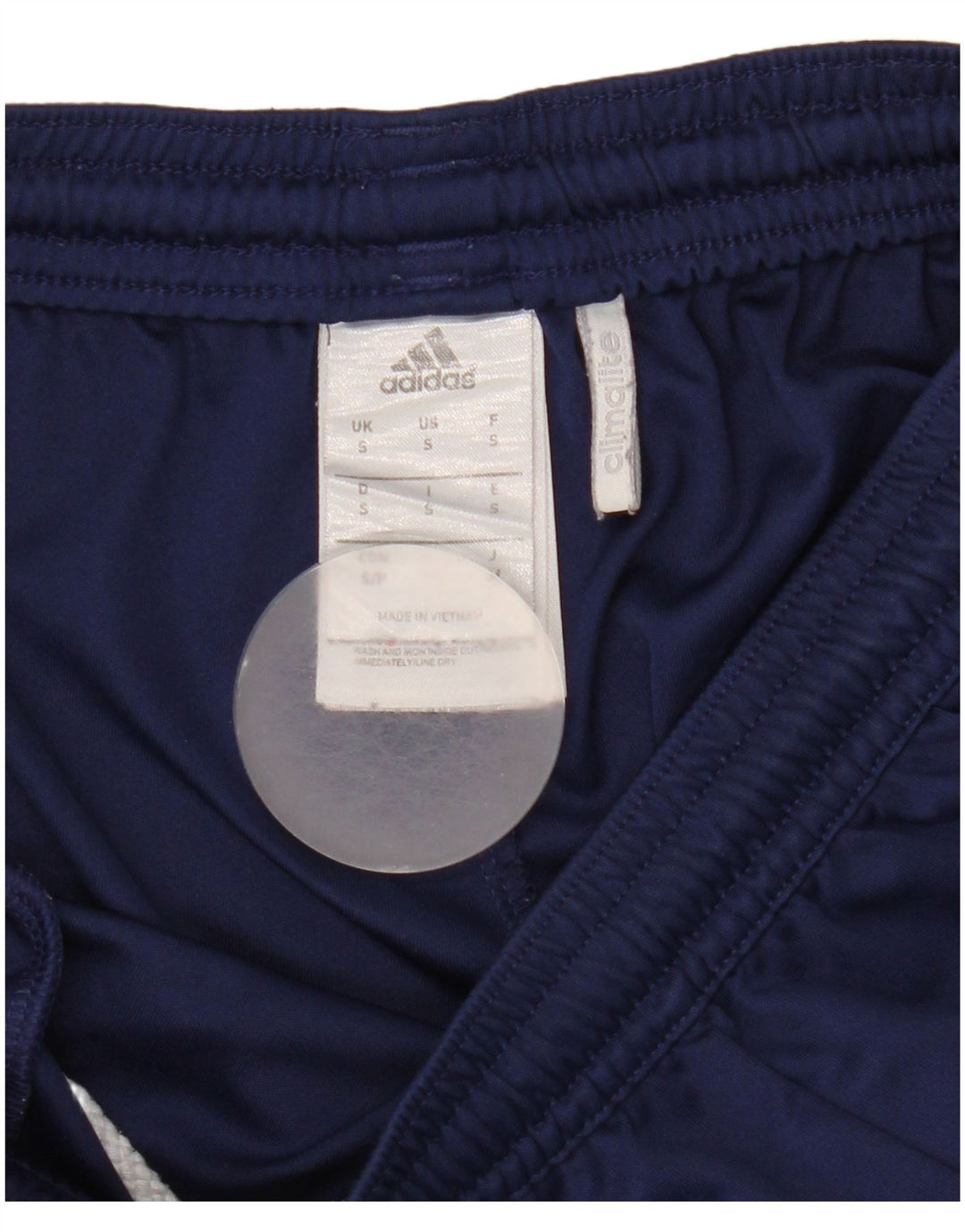 Adidas Mens Climalite Sport Shorts Small Navy Blue Colourblock Polyester