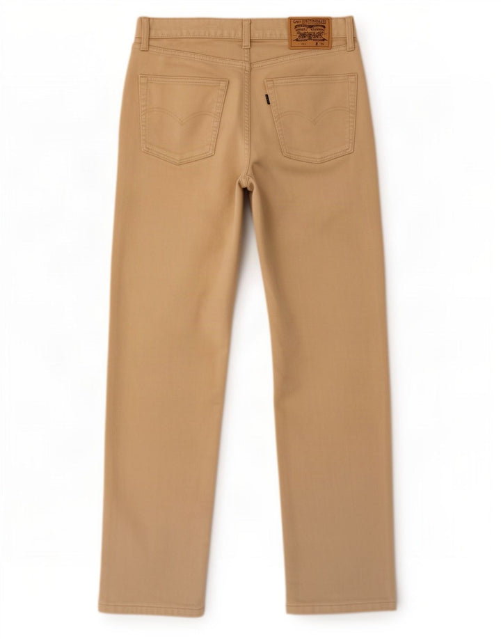 Levi's Mens 452 Straight Casual Trousers W34 L34 Beige