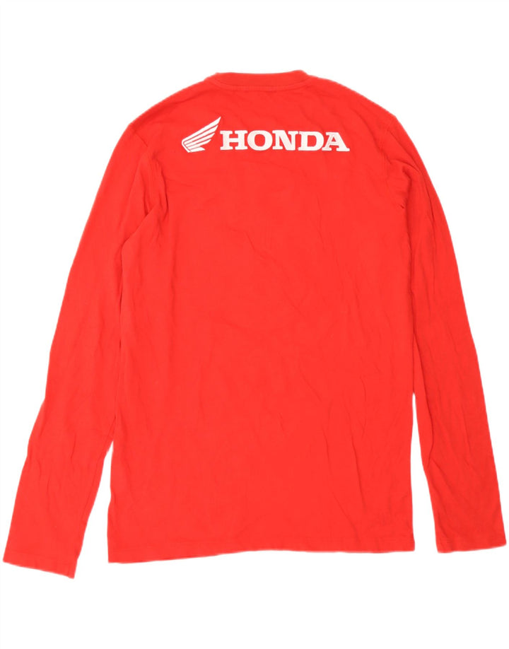 Gas Boys Graphic Top Long Sleeve 11-12 Years Red Cotton