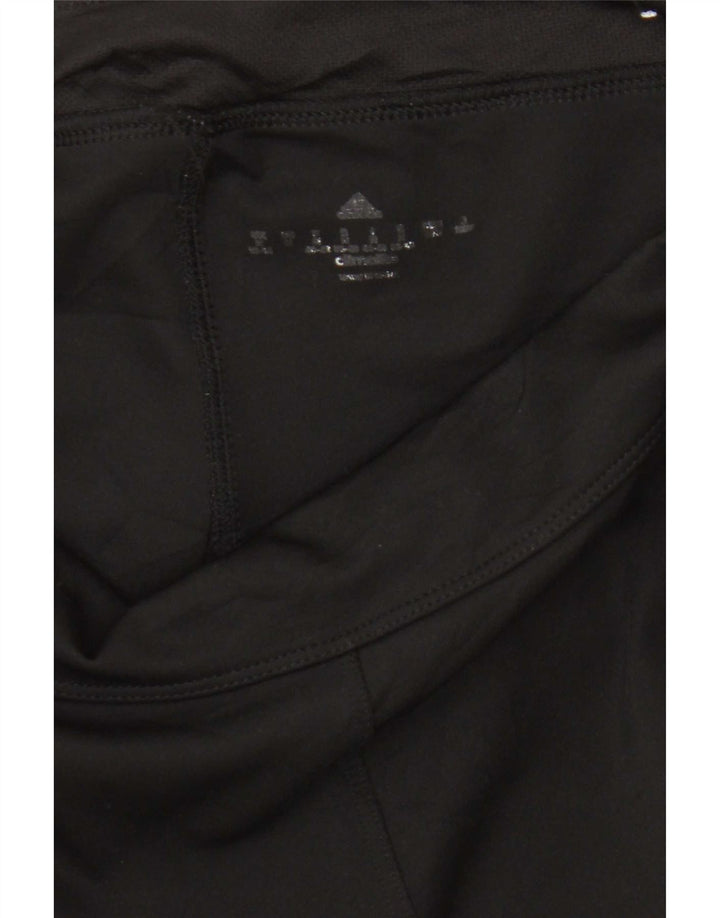 Adidas Womens Climalite Capri Leggings UK 12/14 Medium Black