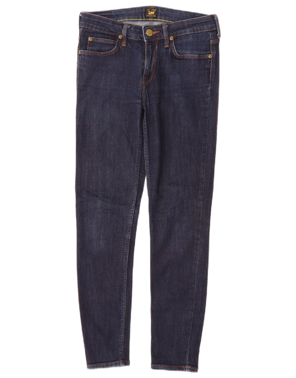 Lee Womens Scarlett Skinny Jeans W28 L27 Navy Blue Cotton