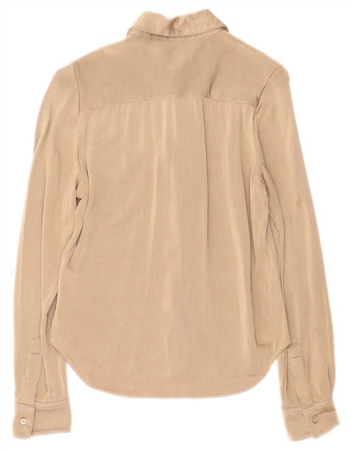 Aspesi Womens Shirt UK 10 Small Beige
