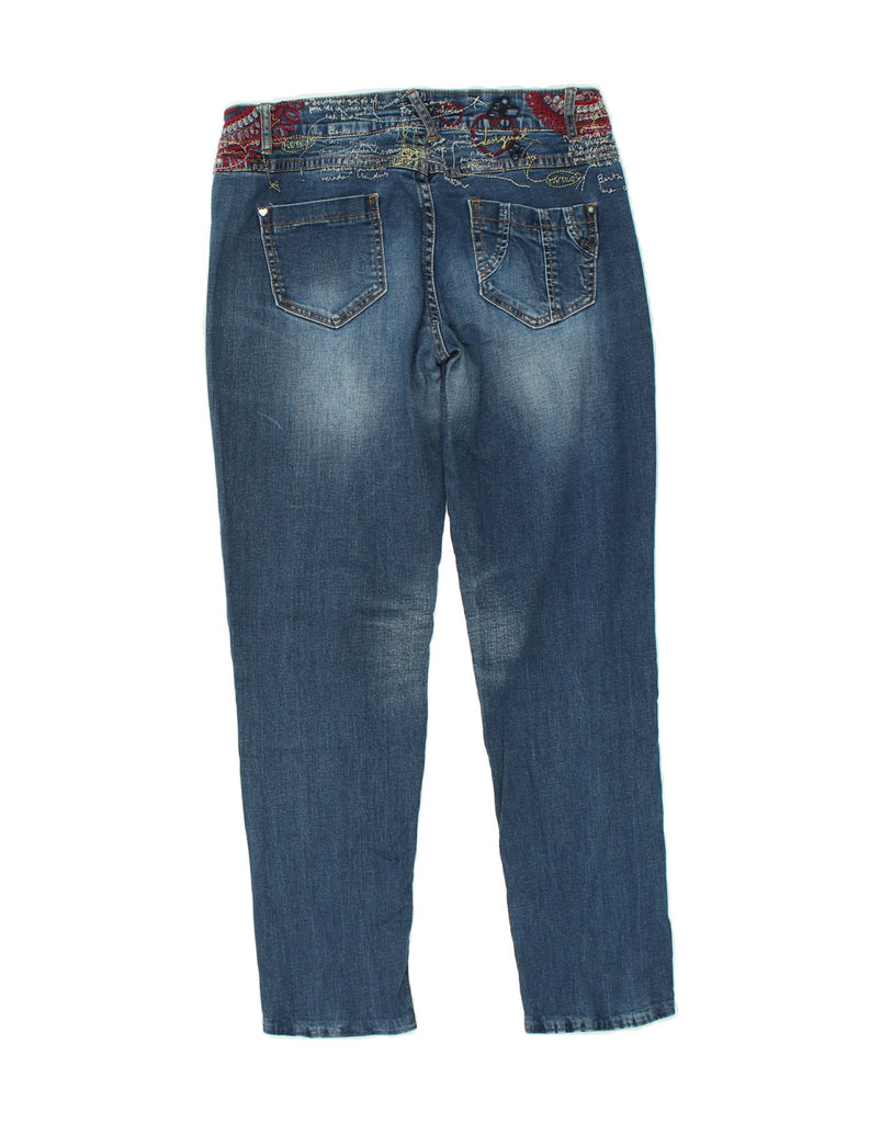 DESIGUAL Womens Slim Jeans W30 L27 Blue | Vintage Desigual | Thrift | Second-Hand Desigual | Used Clothing | Messina Hembry 