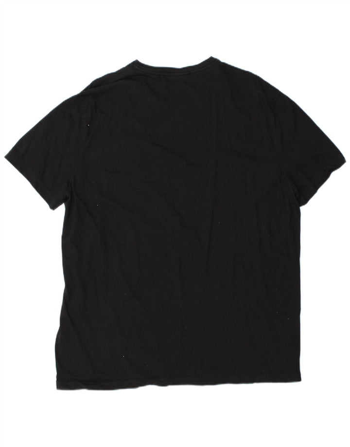 Lacoste Mens T-Shirt Top Size 8 3XL Black