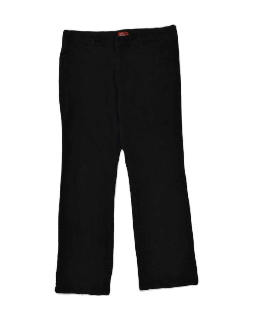 DICKIES Womens Straight Casual Trousers US 15 XL W36 L29 Black Cotton | Vintage Dickies | Thrift | Second-Hand Dickies | Used Clothing | Messina Hembry 