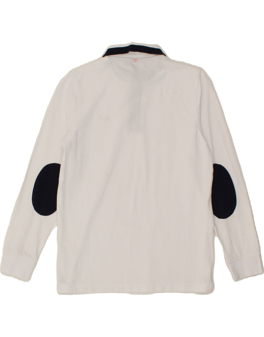 SUN68 Boys Long Sleeve Polo Shirt 9-10 Years White Cotton Vintage Sun68 and Second-Hand Sun68 from Messina Hembry 