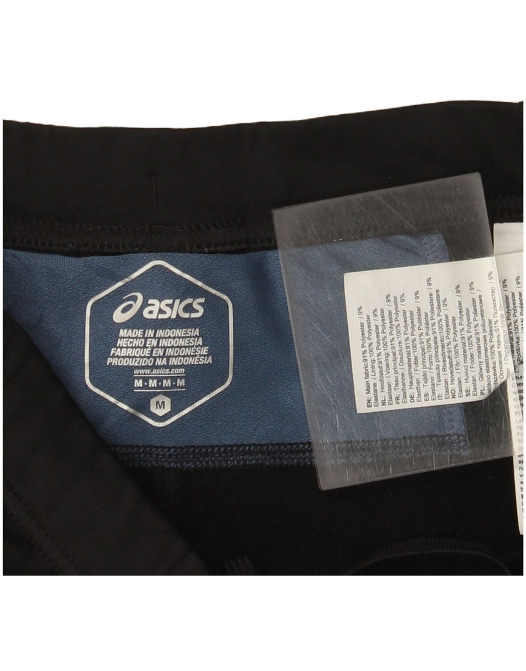Asics Womens Tracksuit Trousers UK 12 Medium  Black Polyester