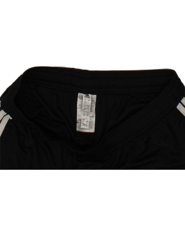 ADIDAS Womens Climacool Sport Shorts UK 16/18 Large  Black Polyester Vintage Adidas and Second-Hand Adidas from Messina Hembry 