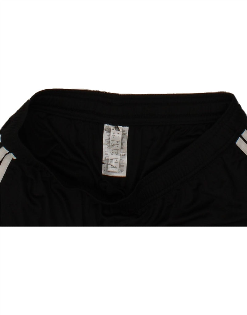 ADIDAS Womens Climacool Sport Shorts UK 16/18 Large  Black Polyester Vintage Adidas and Second-Hand Adidas from Messina Hembry 