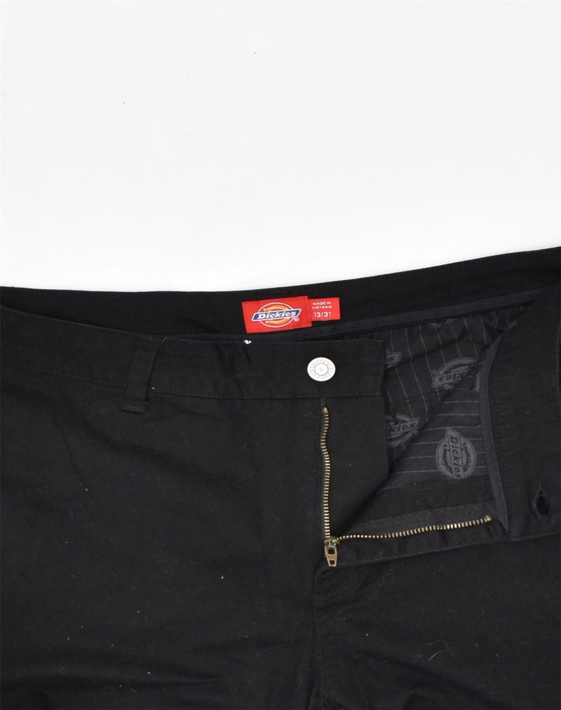 DICKIES Womens Straight Chino Trousers W31 L31 Black Cotton | Vintage Dickies | Thrift | Second-Hand Dickies | Used Clothing | Messina Hembry 