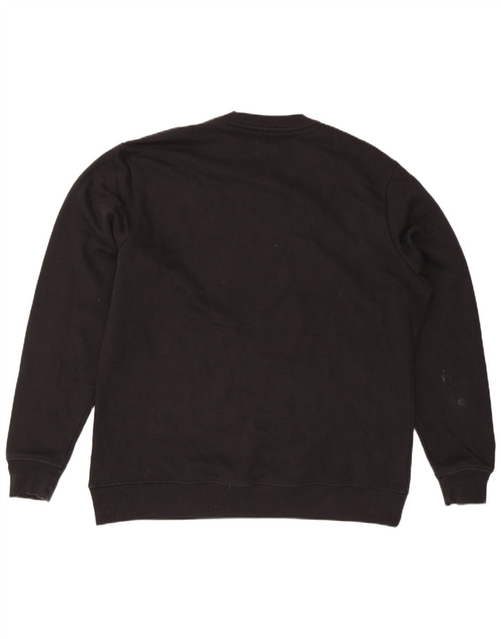 Champion Mens Sweatshirt Jumper XL Black Cotton