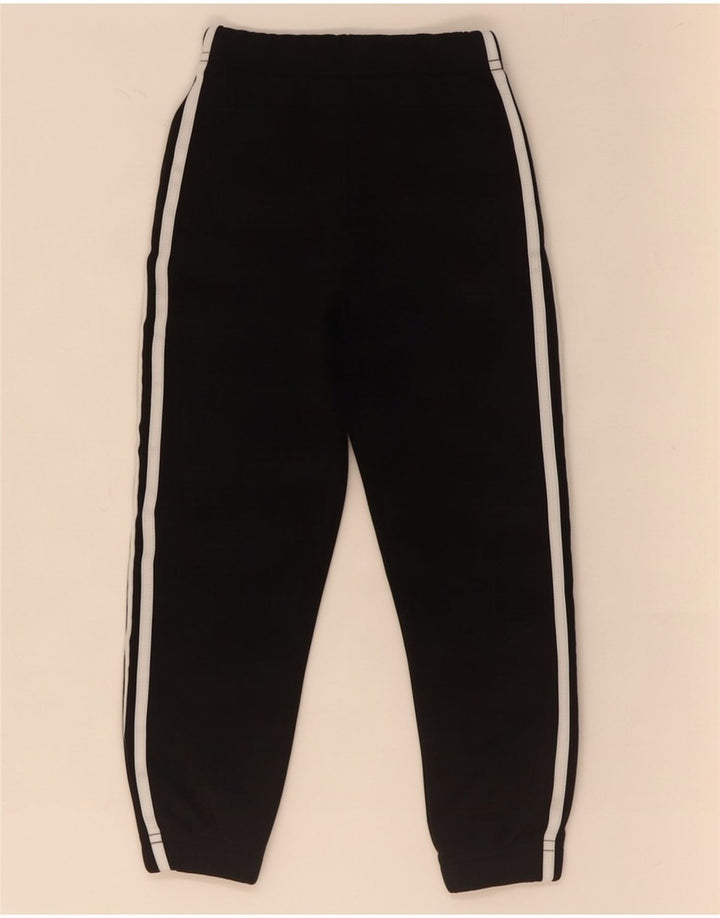 Adidas Boys Tracksuit Trousers Joggers 2-3 Years Black Polyester