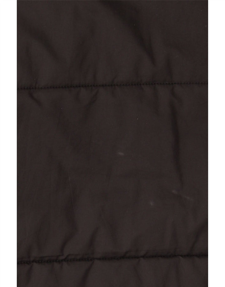 Puma Womens Hooded Padded Jacket UK 16 Large Black Polyester