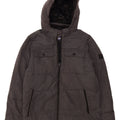 Jack & Jones Boys Hooded Padded Jacket 15-16 Years Grey Flecked
