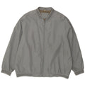 CARABOU Mens Bomber Jacket UK 46 3XL Grey Polyester