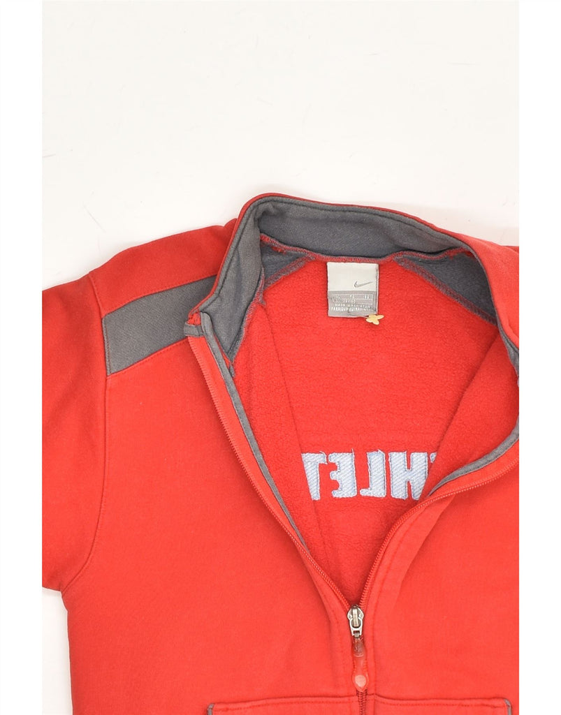 NIKE Boys Graphic Tracksuit Top Jacket 8-9 Years XL Red Cotton | Vintage Nike | Thrift | Second-Hand Nike | Used Clothing | Messina Hembry 