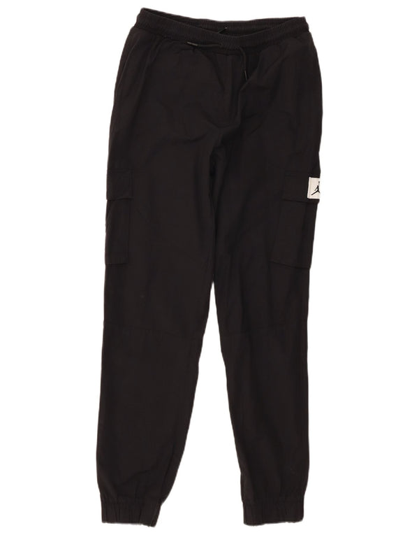Jordan Boys Cargo Tracksuit Trousers Joggers 12-13 Years Large Black