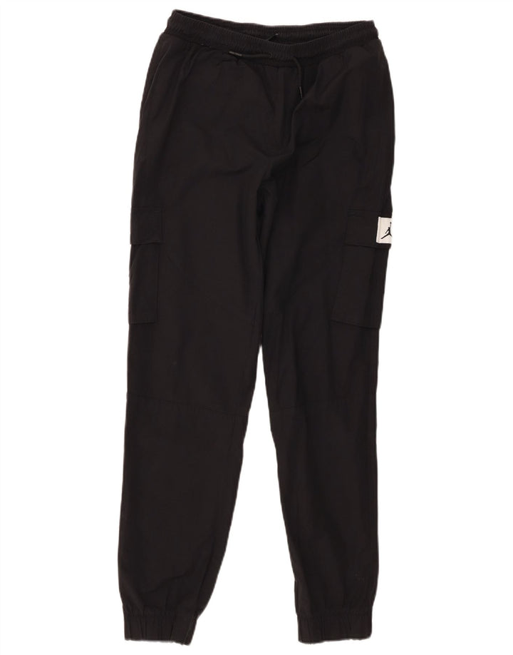 Jordan Boys Cargo Tracksuit Trousers Joggers 12-13 Years Large Black