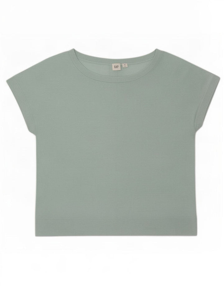 Gap Womens T-Shirt Top UK 14 Medium Turquoise