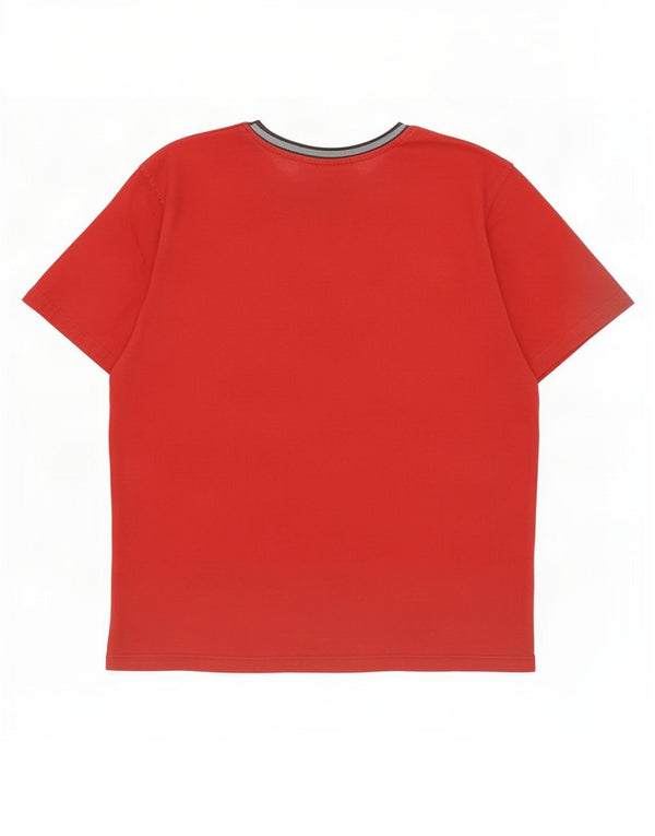 Woolrich Mens Graphic T-Shirt Top XL Red Cotton