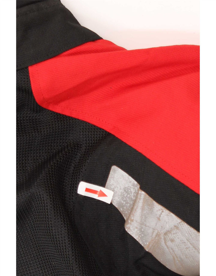 Revit Mens Graphic Racer Jacket UK 40 Large Black Colourblock Polyester