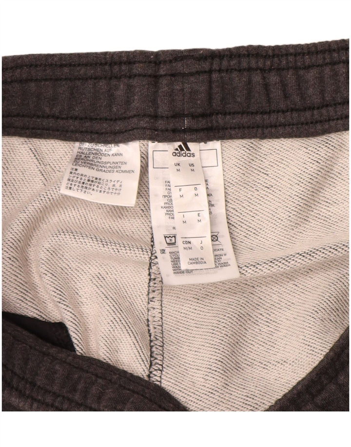 Adidas Mens Tracksuit Trousers Medium  Grey Cotton