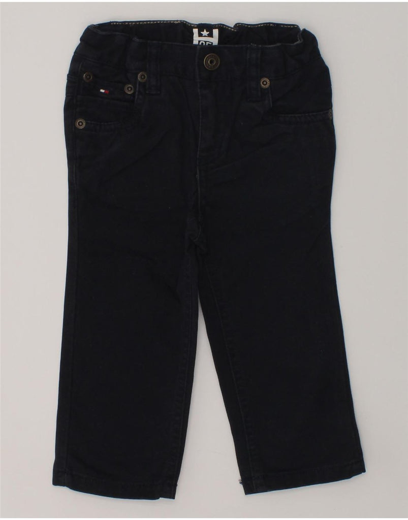 TOMMY HILFIGER Baby Boys Straight Jeans 9-12  W20 L10 Navy Blue Cotton | Vintage Tommy Hilfiger | Thrift | Second-Hand Tommy Hilfiger | Used Clothing | Messina Hembry 