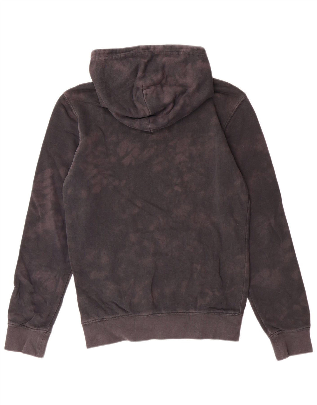 CHAMPION Mens Hoodie Jumper XS Black Tie Dye Cotton