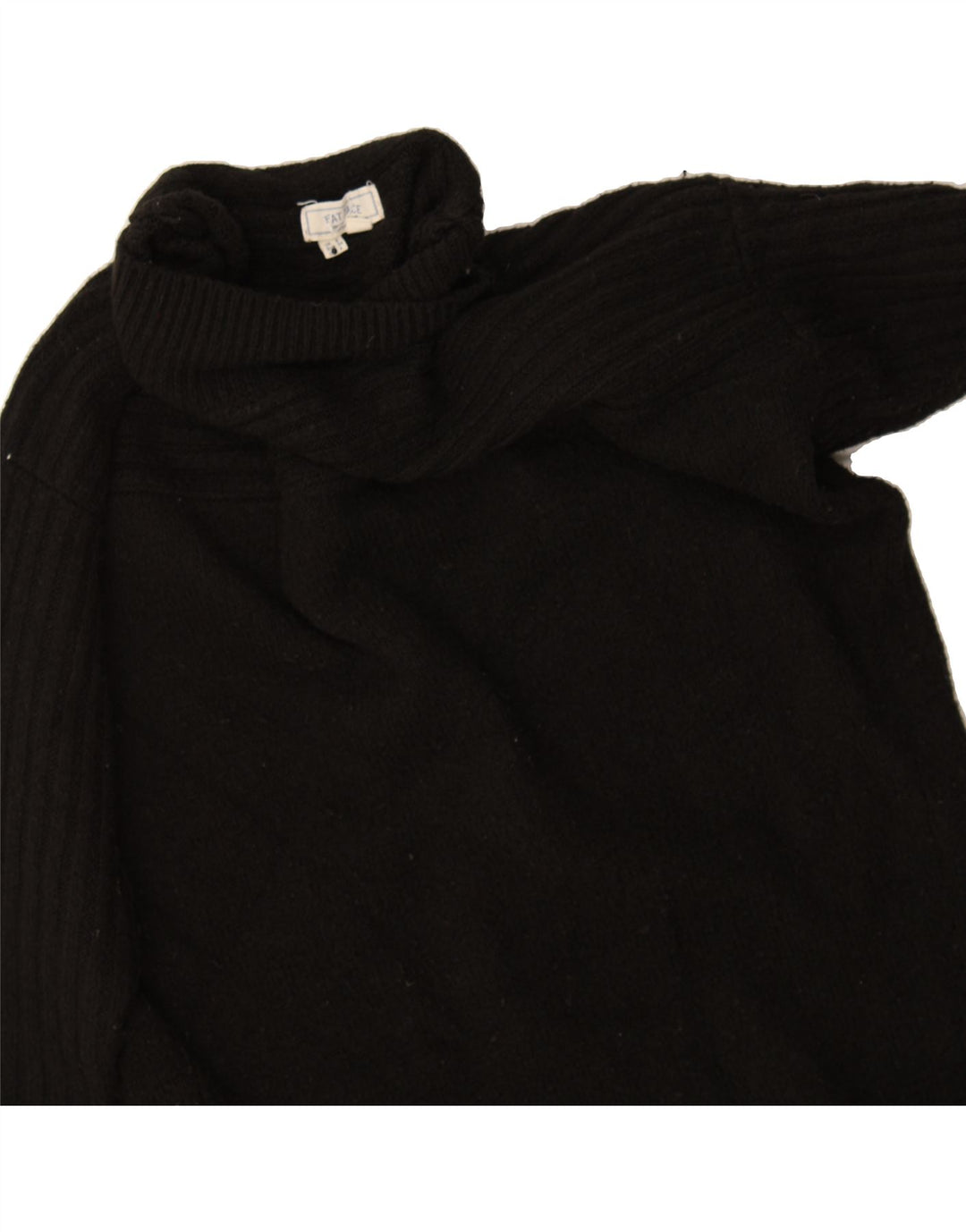 FAT FACE Womens Jumper Dress UK 8 Small  Black Polyester Vintage Fat Face and Second-Hand Fat Face from Messina Hembry 