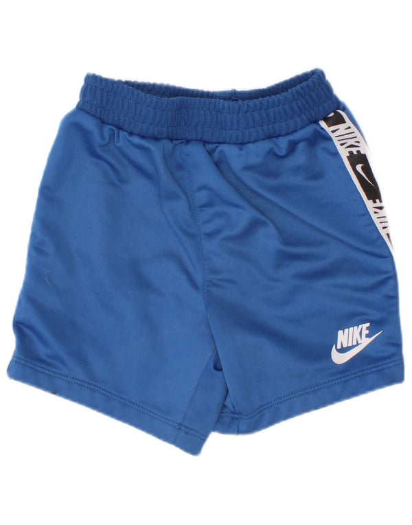 Nike Baby Boys Graphic Sport Shorts 18-24 Months Blue Colourblock Polyester