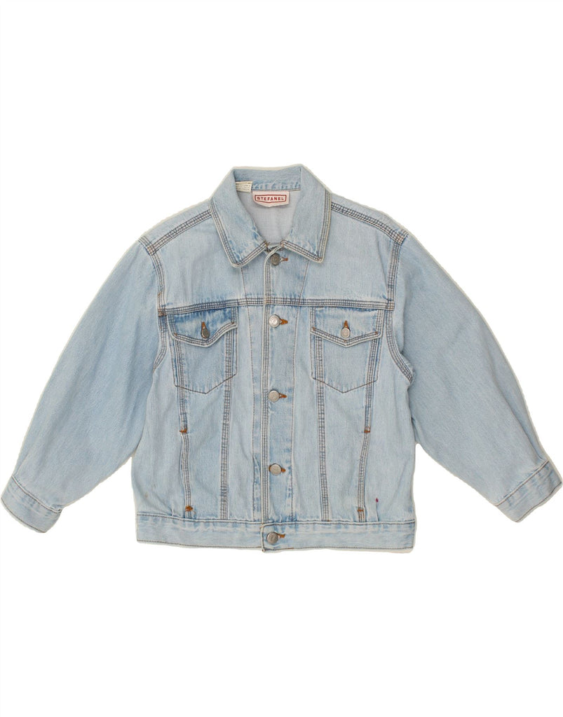 STEFANEL Boys Denim Jacket 10-11 Years Medium Blue Cotton | Vintage Stefanel | Thrift | Second-Hand Stefanel | Used Clothing | Messina Hembry 