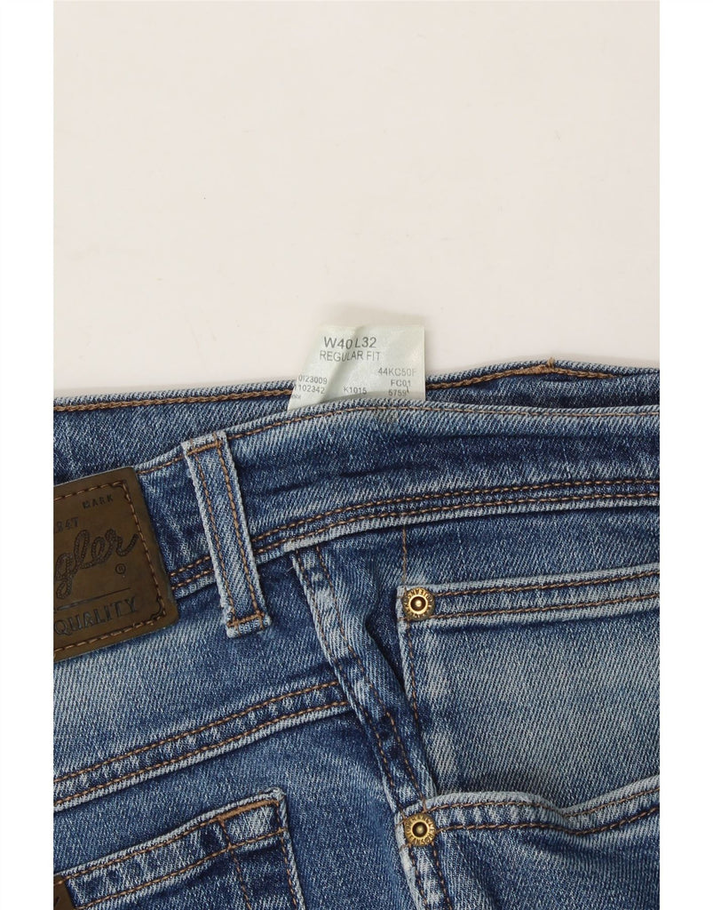 WRANGLER Mens Straight Jeans W40 L32 Blue Cotton Vintage Wrangler and Second-Hand Wrangler from Messina Hembry 