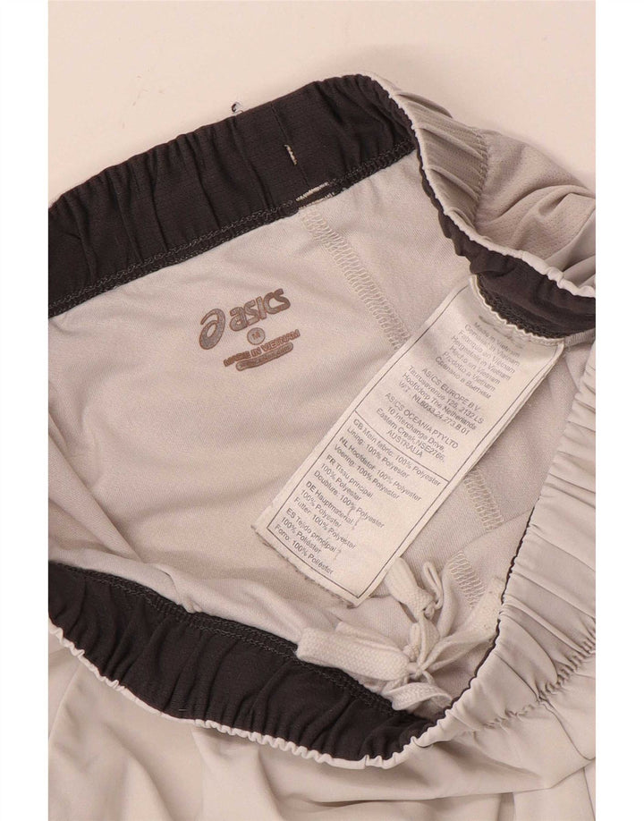 Asics Mens Sport Shorts Medium  White Polyester