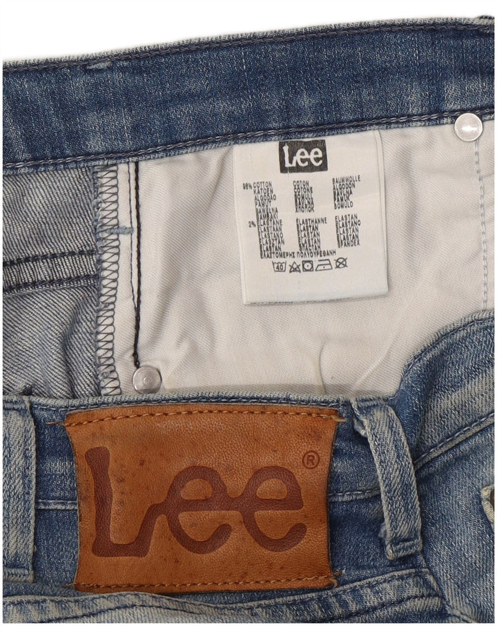 Lee Mens Lowell Denim Shorts W30 Medium Blue Cotton