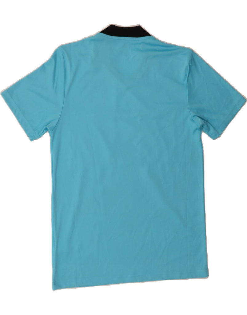 ADIDAS Mens Climalite Polo Shirt Small Blue Striped Polyester Vintage Adidas and Second-Hand Adidas from Messina Hembry 