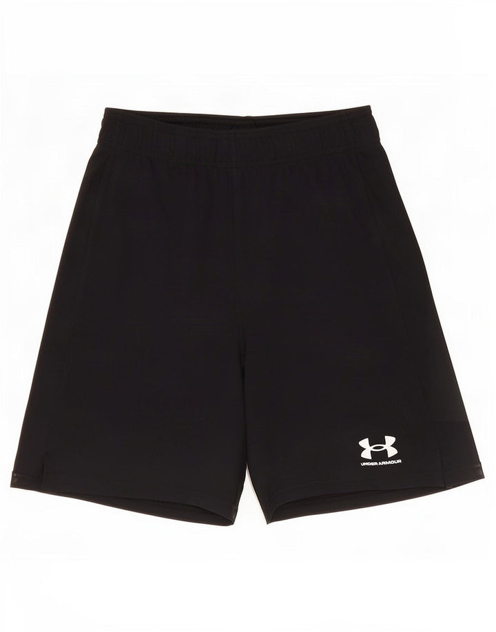 Under Armour Mens Loose Fit Sport Shorts Small Black Polyester