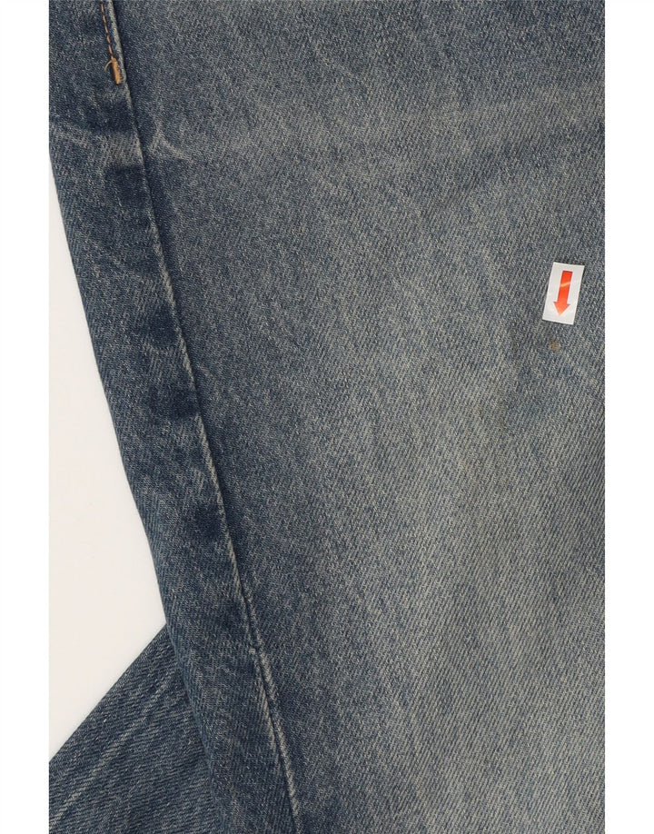 ZARA Womens Straight Jeans EU 42 Large W32 L30 Blue Cotton