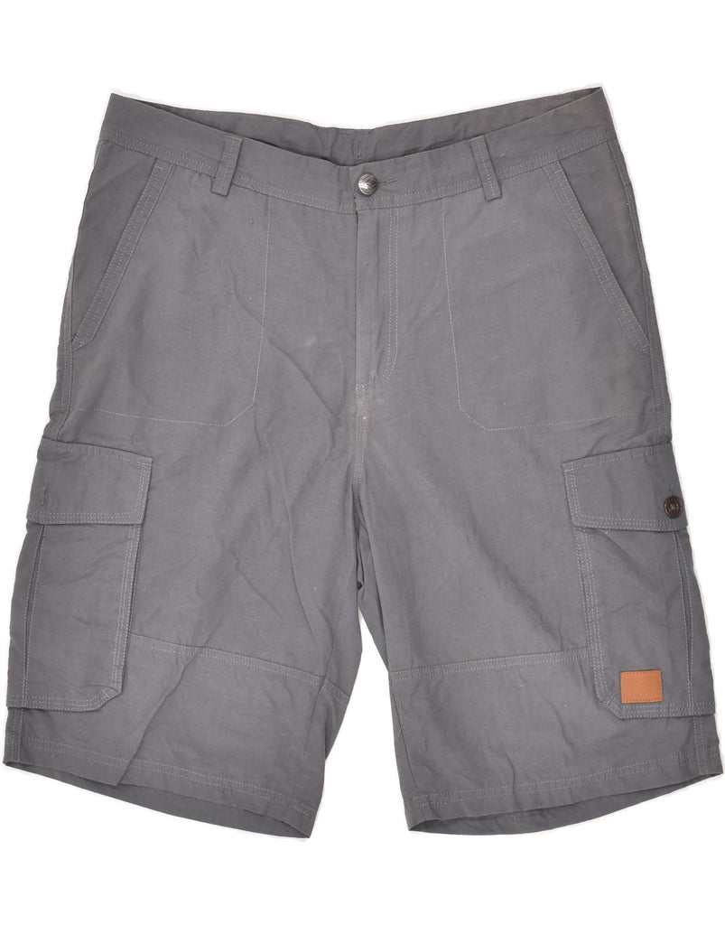 UMBRO Mens Cargo Shorts Large W34  Grey Cotton | Vintage Umbro | Thrift | Second-Hand Umbro | Used Clothing | Messina Hembry 